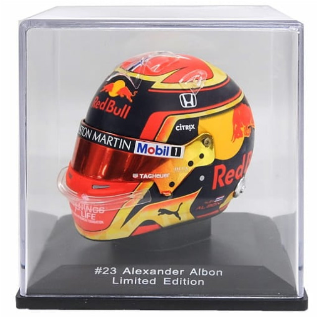 [MDL] 1/5 ヘルメット Alexander Albon RedBull #23(ネイビー×オレンジ) Limited Edition [SPK-ES-1902] 完成品 ミニカー(SPK-ES-1902) SPARK(スパーク)
