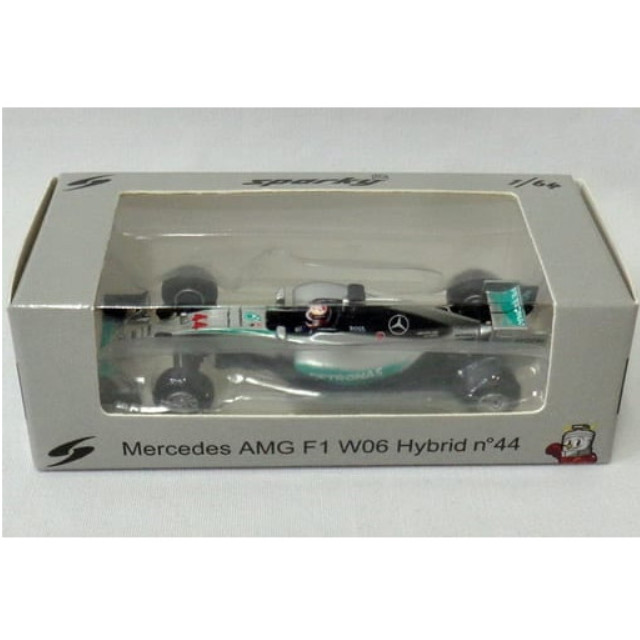 [MDL] 1/64 Mercedes AMG F1 W06 Hybrid PETRONAS #44(シルバー×グリーン) 完成品 ミニカー(SPK-ES-1604) SPARK(スパーク)