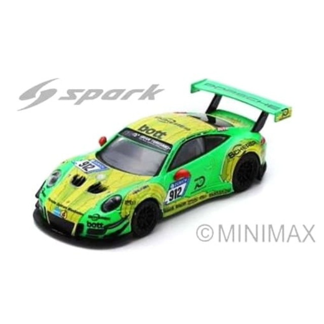 [MDL] 1/64 Porsche 911 GT3 R Manthey Racing - Winner 24H Nurburgring 2018 R.Lietz - P.Pilet - F.Makowiecki - N.Tandy #912 完成品 ミニカー(Y119) SPARK(スパーク)