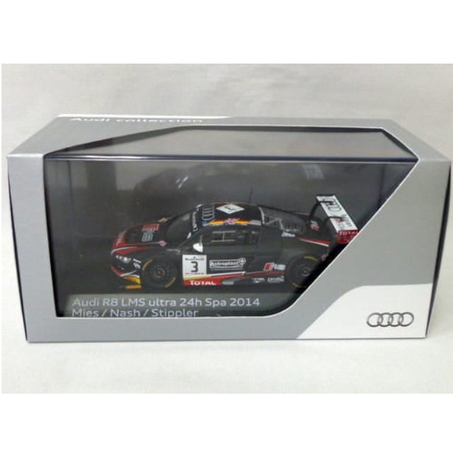 [MDL] 1/43 Audi R8 LMS Spa 2014 TOTAL #3(ブラック×レッド) 「Audi collection」 完成品 ミニカー(5021400343) SPARK(スパーク)