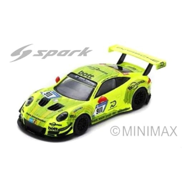 [MDL] 1/64 Porsche 911 GT3 R Manthey Racing - Pole Position 24H Nurburgring 2018 K.Estre - R.Dumas - L.Vanthoor - E.Bamber #911 完成品 ミニカー(Y118) SPARK(スパーク)