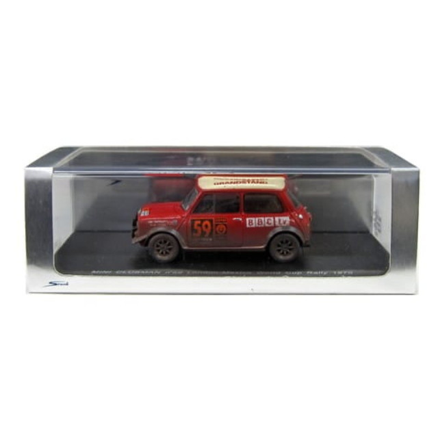 [MDL] 1/43 MINI CLUBMAN London-Mexico World Cup Rally 1970 BBCtv #59(レッド×ホワイト) 完成品 ミニカー(S1509) SPARK(スパーク)
