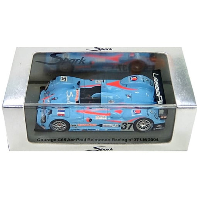 [MDL] 1/43 Courage C65-AER Paul Belmondo Racing LM 2004 MICHELIN #37(スカイブルー×オレンジ) 完成品 ミニカー(S0426) SPARK(スパーク)
