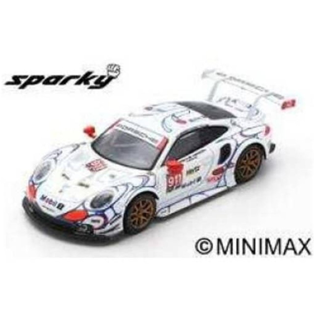 [MDL] 1/64 Porsche 911 RSR Porsche GT Team Winner GTLM class Petit Le Mans 2018 P. Pilet - N. Tandy - F. Makowiecki #911 完成品 ミニカー(Y135) SPARK(スパーク)