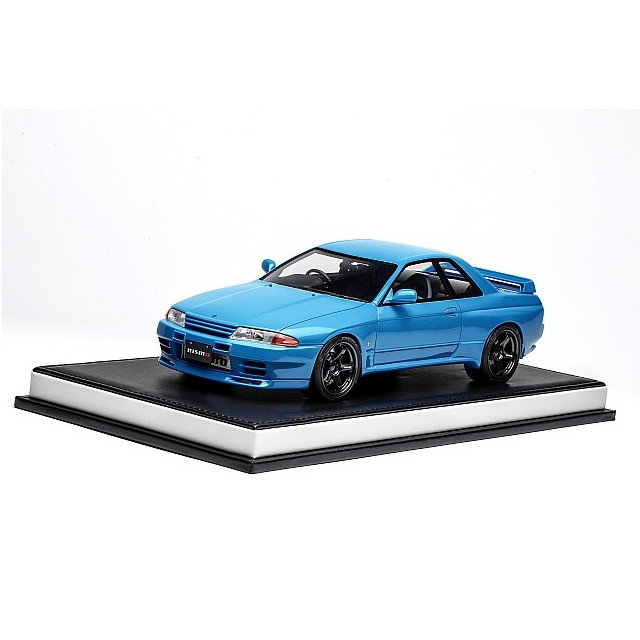 [MDL] 1/18 NISSAN Skyline(スカイライン) GT-R(R32) Customized Version Cyan Blue(シアンブルー) 完成品 ミニカー(MH029CB) MOTORHELIX(モーターヘリックス)