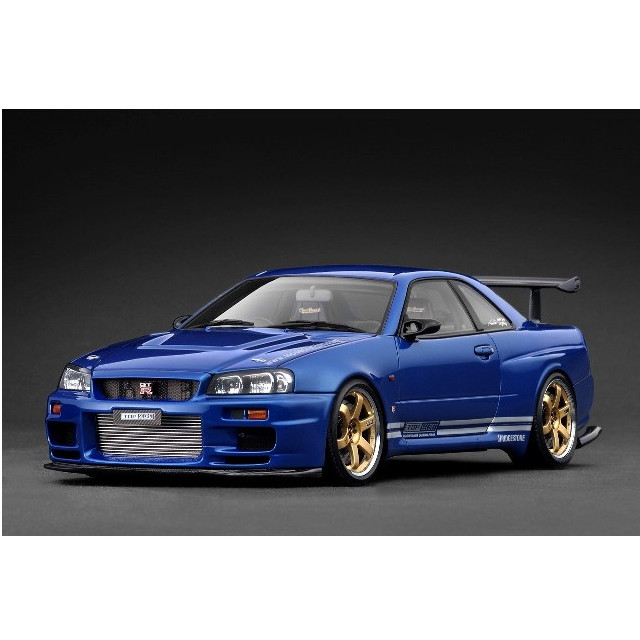 [MDL] 1/18 TOP SECRET 34GT-R (BNR34) Blue Metallic(ブルーメタリック) 完成品 ミニカー(IG3848) ignition model(イグニッションモデル)