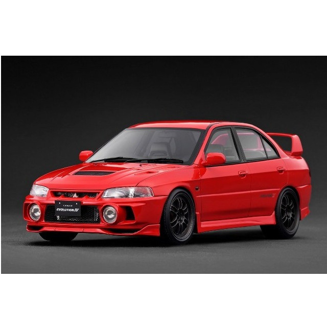 [MDL] 1/18 Mitsubishi LANCER EVOLUTION(ランサーエボリューション) IV (CN9A) Red(レッド) 完成品 ミニカー(IG3783) ignition model(イグニッションモデル)