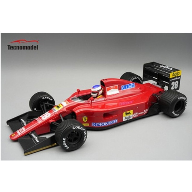 [MDL] 1/18 フェラーリ 642 F1 イギリスGP 1991 Jean Alesi(ジャン・アレジ) レインタイヤ車 ドライバーフィギュア付き 完成品 ミニカー(TMD18-335A) Tecnomodel(テクノモデル)