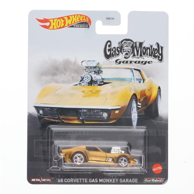 [MDL] Hot Wheels(ホットウィール) レトロエンターテイメント 1/64 '68 CORVETTE GAS MONKEY GARAGE(コルベット ガスモンキーガレージ) 完成品 ミニカー(FLD15) マテル