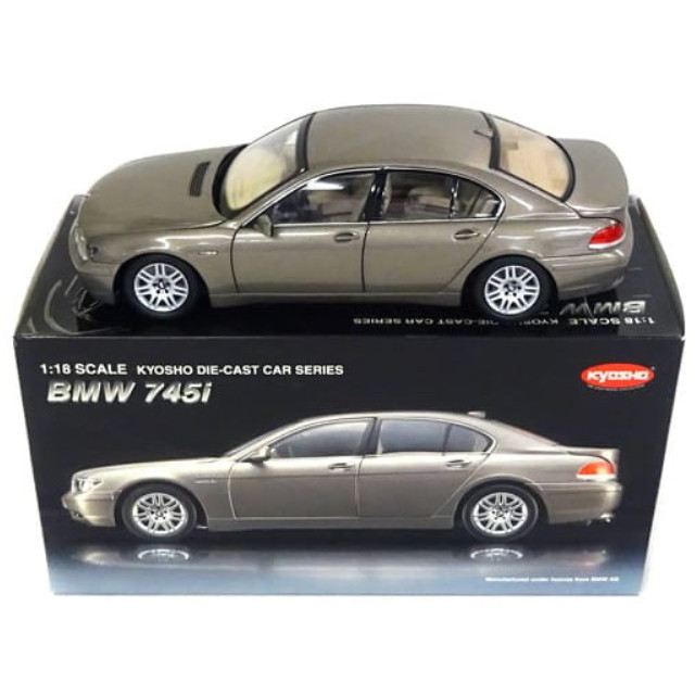 [MDL] 1/18 BMW 745i(ゴールド)  完成品 ミニカー(08571KV) 京商
