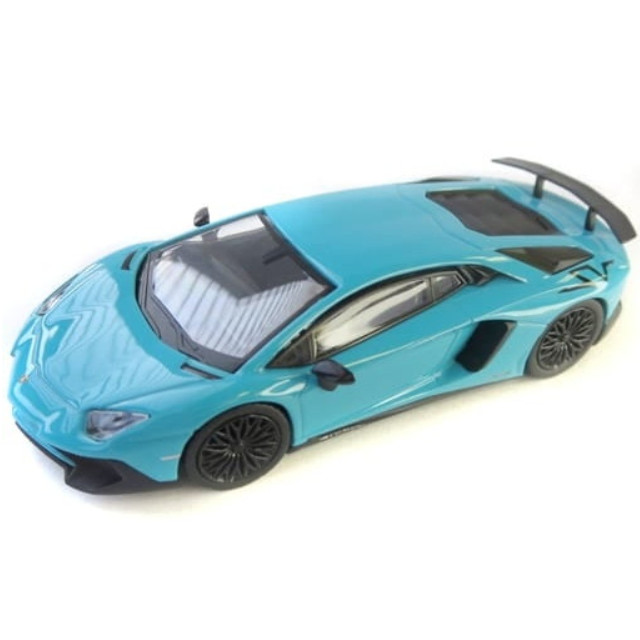 [MDL] 1/64 ランボルギーニ アヴェンタドール SV(ブルー)  完成品 ミニカー(BUNKA64001) 京商