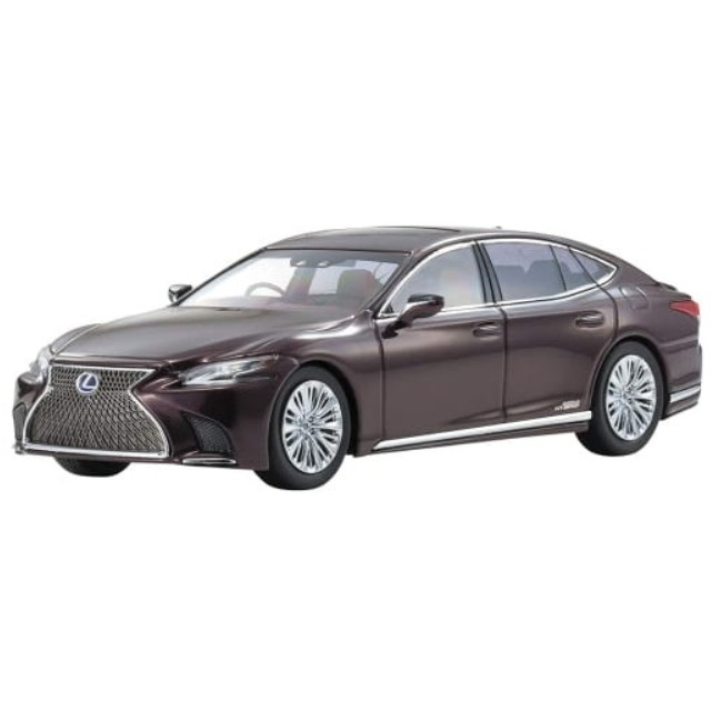 [MDL] 1/43 レクサス LS500h(ソニックアゲート×ディープレッド)  完成品 ミニカー(KS03686SA) 京商