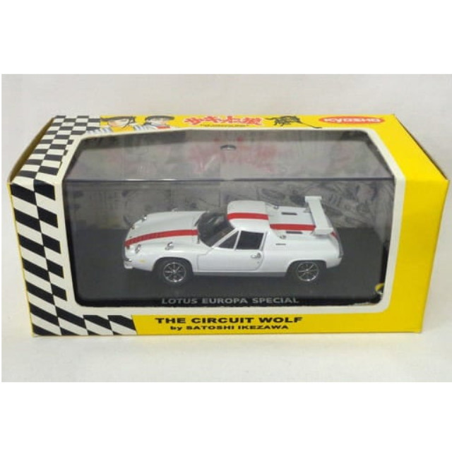[MDL] 1/43 LOTUS EUROPA SPECIAL(ホワイト×レッド) 「サーキットの狼」  完成品 ミニカー(03074W) 京商