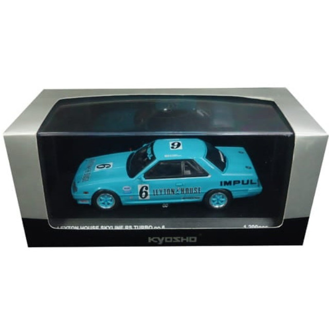 [MDL] 1/43 LEYTON HOUSE SKYLINE RS TURBO BRIDGESTONE #6(レイトンブルー) 完成品 ミニカー(03602B) 京商