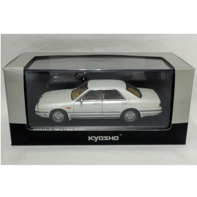 [MDL] 1/43 NISSAN GLORIA CIMA FY31(ホワイトパール)  完成品 ミニカー(03709W) 京商