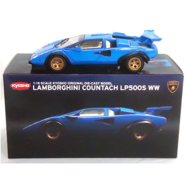 [MDL] 1/18 LAMBORGHINI COUNTACH LP500S WW(ライトブルー)  完成品 ミニカー(08323BLL) 京商