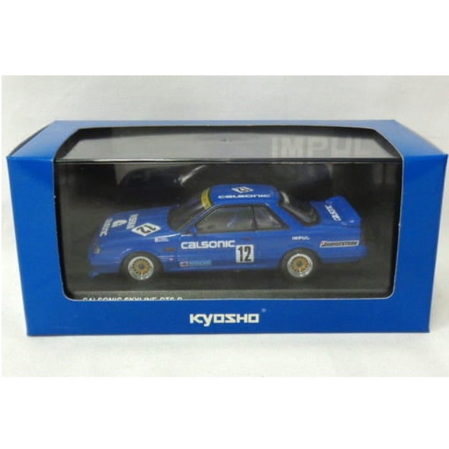 [MDL] 1/43 CALSONIC SKYLINE GTS-R JAPAN Touringcar Championship 1988 西日本サーキット BRIGESTONE #12(ブルー) 完成品 ミニカー(03707C) 京商