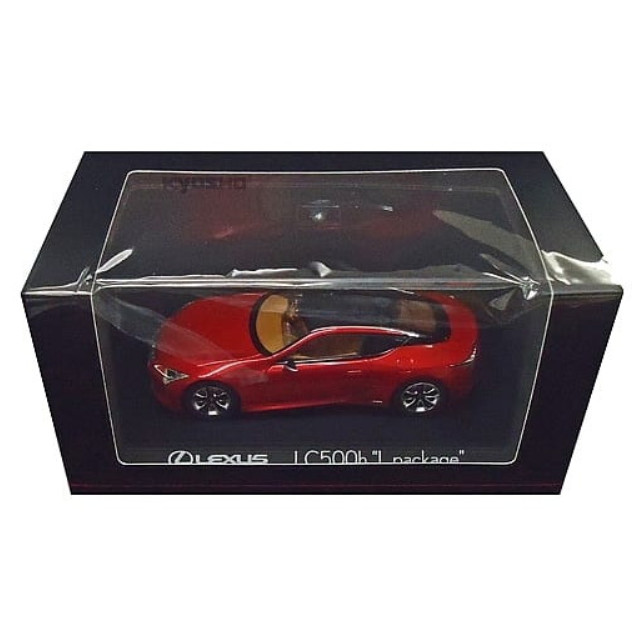 [MDL] 1/43 LEXUS LC500h(レッド)  完成品 ミニカー(KS03675RR) 京商