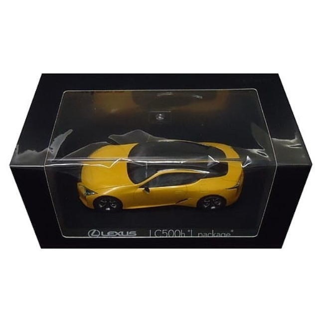 [MDL] 1/43 LEXUS LC500h(イエロー)  完成品 ミニカー(KS03675NY) 京商
