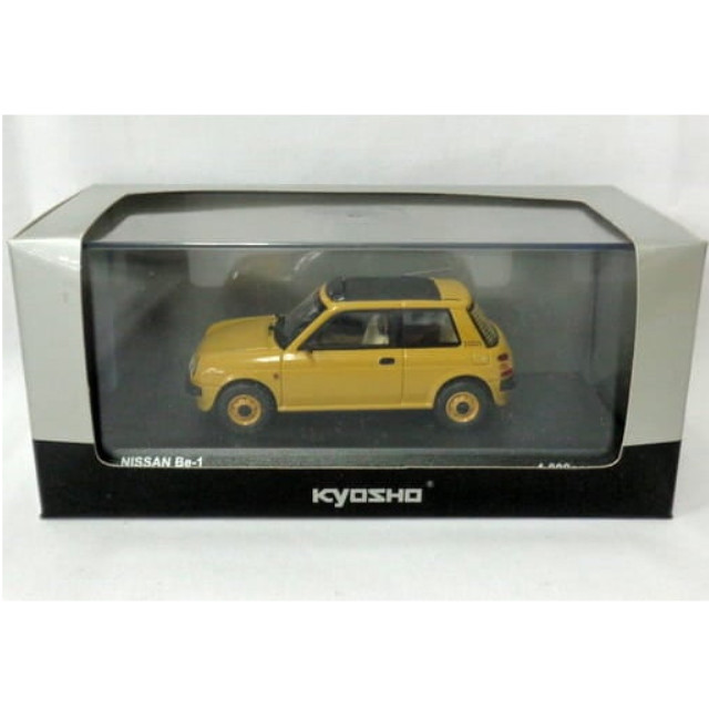 [MDL] 1/43 NISSAN Be-1 Canvas Top(パンプキンイエロー)  完成品 ミニカー(03401Y) 京商