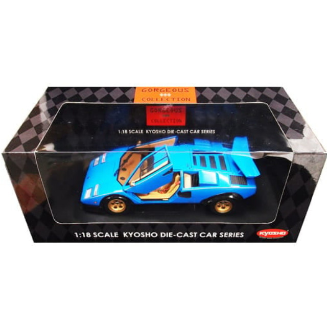 [MDL] (単品) 1/18 ランボルギーニ カウンタック LP500S(ブルー) 「GORGEOUS COLLECTION」 完成品 ミニカー(08323BL) 京商