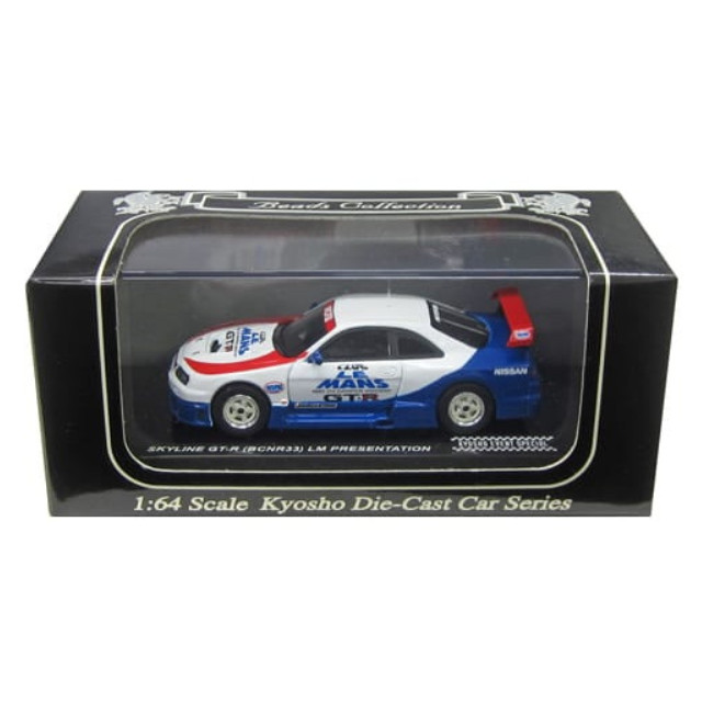 [MDL] 1/64 SKYLINE GT-R BCNR33 LM PRESENTATION(ホワイト×レッド×ブルー) 「Beads Collection」イベントスペシャルモデル 完成品 ミニカー(06651C) 京商