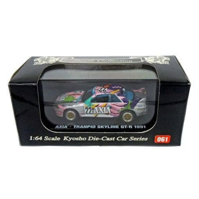 [MDL] (単品) 1/64 AXIA TRANPIO SKYLINE GT-R 1991 Castrol #22(シルバー×ピンク) 完成品 ミニカー(06063C) 京商