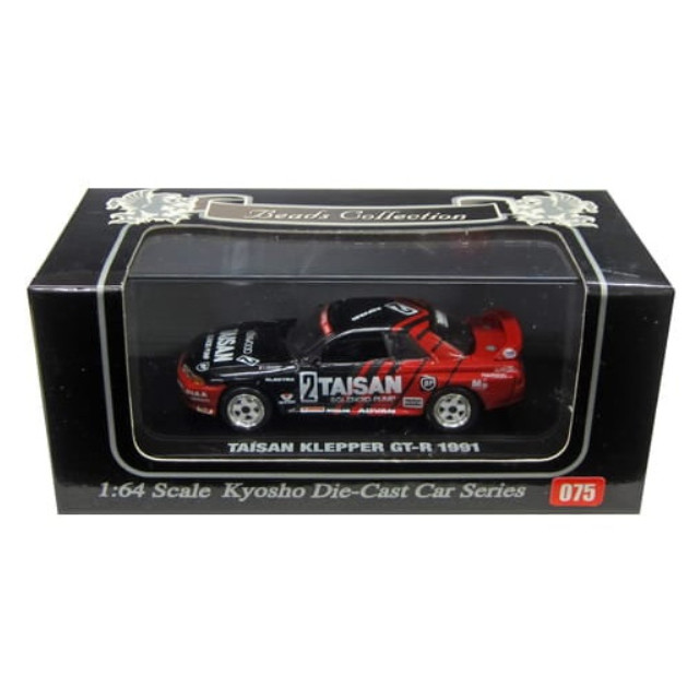 [MDL] 1/64 TAISAN KLEPPER GT-R 1991 ADVAN #2(ブラック×レッド) 「Beads Collection No.075」 完成品 ミニカー(06063N) 京商