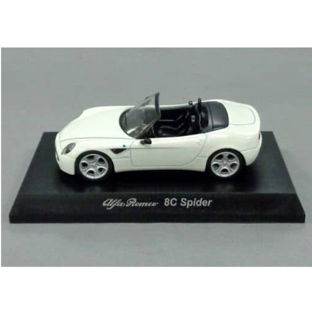[MDL] (単品) 1/64 Alfa Romeo 8C Spider(ホワイト) 「アルファロメオ ミニカーコレクション4」 サークルK・サンクス限定 完成品 ミニカー 京商