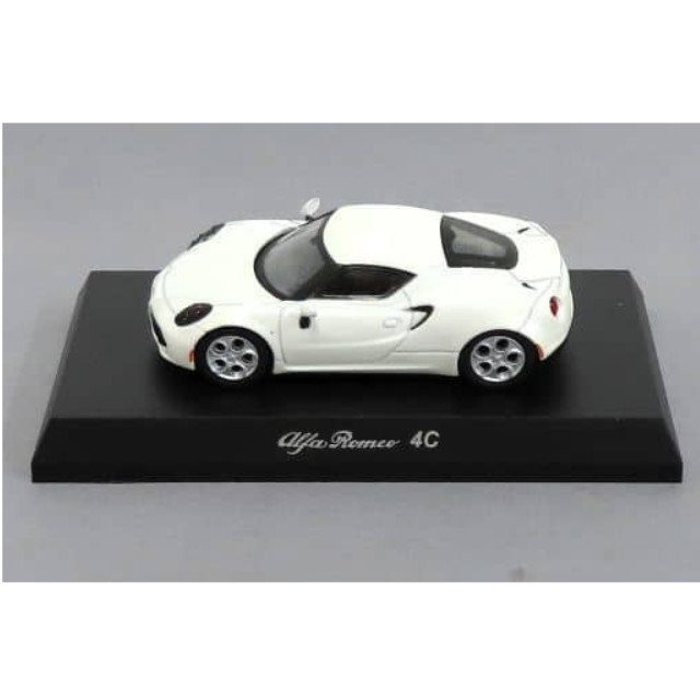 [MDL] (単品) 1/64 Alfa Romeo 4C(ホワイト) 「アルファロメオ ミニカーコレクション4」 サークルK・サンクス限定 完成品 ミニカー 京商