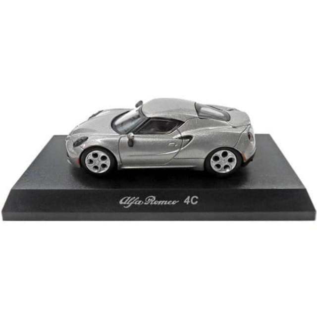 [MDL] (単品) 1/64 Alfa Romeo 4C(シルバー) 「アルファロメオ ミニカーコレクション4」 サークルK・サンクス限定 完成品 ミニカー 京商