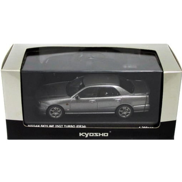 [MDL] 1/43 NISSAN SKYLINE 25GT TURBO ER34 (スパーキングシルバー)  完成品 ミニカー(03252S) 京商