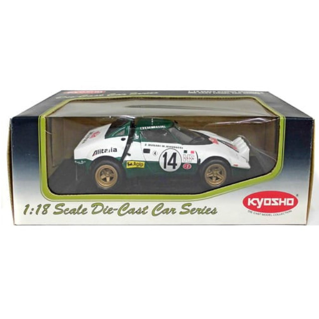 [MDL] 1/18 LANCIA STRATOS HF RALLY 1975 MONTE CARLO #14 (ホワイト) 「KYOSHOオリジナル」 完成品 ミニカー(08133A) 京商