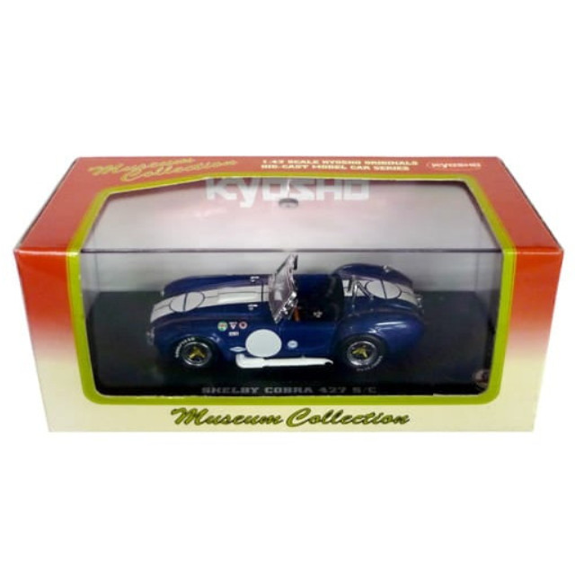 [MDL] 1/43 コブラ 427S/C レーシング(ブルー×ホワイト) 「Museum Collection」 完成品 ミニカー(03012A) 京商