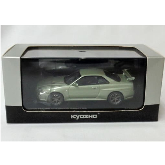 [MDL] 1/43 NISSAN SKYLINE GT-R BNR34 V-spec II Nur(ミレニアムジェイド) 完成品 ミニカー(03381MJ) 京商