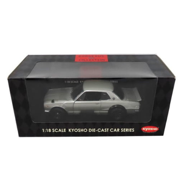 [MDL] 1/18 NISSAN SKYLINE 2000GT-R KPGC10 ワイドホイール(シルバー) 「DIE-CAST CAR SERIES」 完成品 ミニカー(08123S) 京商