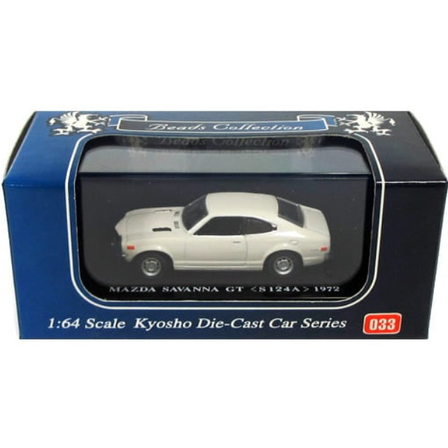 [MDL] 1/64 MAZDA SAVANNA GT S124A 1972 (ホワイト)  完成品 ミニカー(06111W) 京商