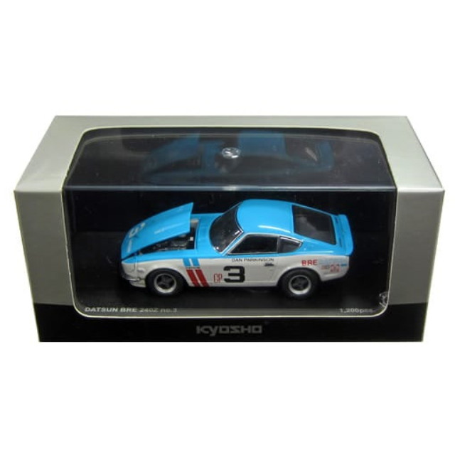 [MDL] 1/43 DATSUN BRE 240Z #3(スカイブルー×ホワイト)  完成品 ミニカー(03169A) 京商