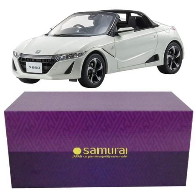 [MDL] 1/18 ホンダ S660α(ホワイト) 「SAMURAIシリーズ」  完成品 ミニカー(KSR18016W) 京商