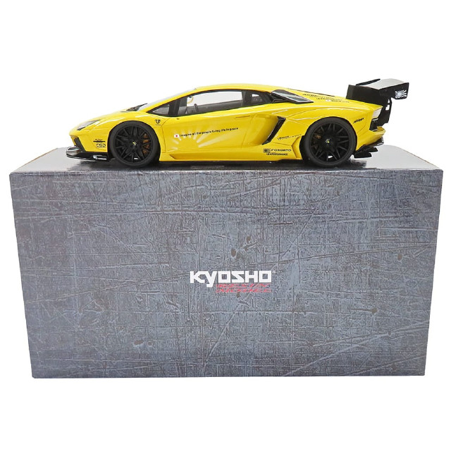 [MDL] 1/18 LB☆WORKS Aventador(イエロー)  完成品 ミニカー(KSR18502Y) 京商