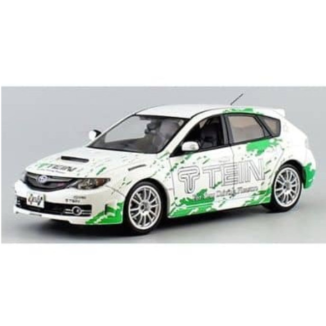 [MDL] 1/43 スバル インプレッサ WRX STI TEIN VERSION (ホワイト×グリーン) 「J-collection」 完成品 ミニカー(JC29006TE) 京商