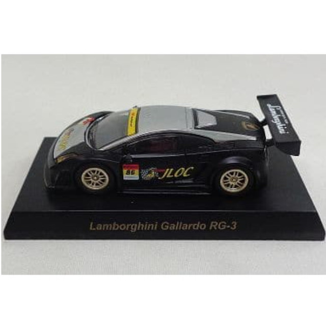 [MDL] (単品) 1/64 Lamborghini Gallardo RG-3 2010テスト仕様 #86 カルワザバージョン(ブラック×シルバー) 「ランボルギーニ ミニカーコレクション 4」 カルワザオンライン限定 ミニカー 京商