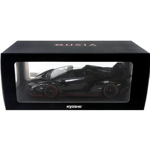 [MDL] 1/18 ランボルギーニ ヴェネーノ ロードスター(ブラック×レッドライン) 「OUSIAシリーズ」 完成品 ミニカー(KSC09502BKR) 京商