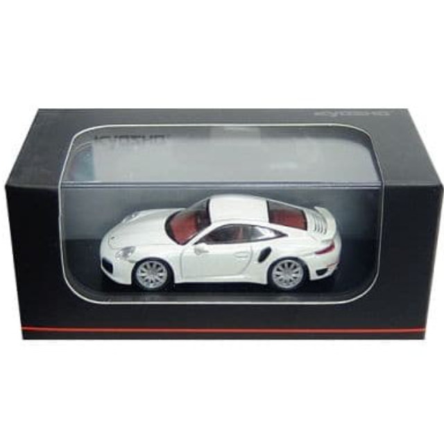 [MDL] 1/64 ポルシェ 911ターボ 991(ホワイト)  完成品 ミニカー(KS07048A16) 京商