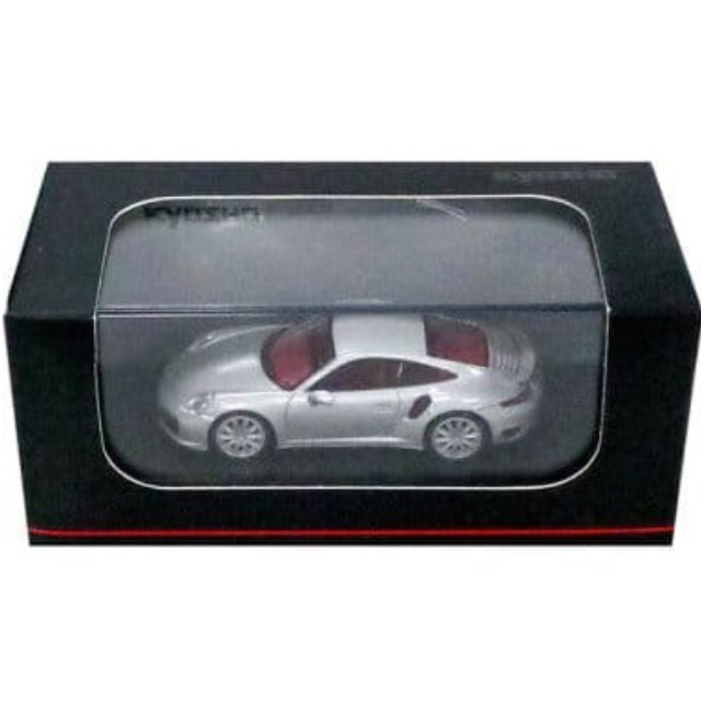 [MDL] 1/64 ポルシェ 911ターボ 991(シルバー)  完成品 ミニカー(KS07048A15) 京商