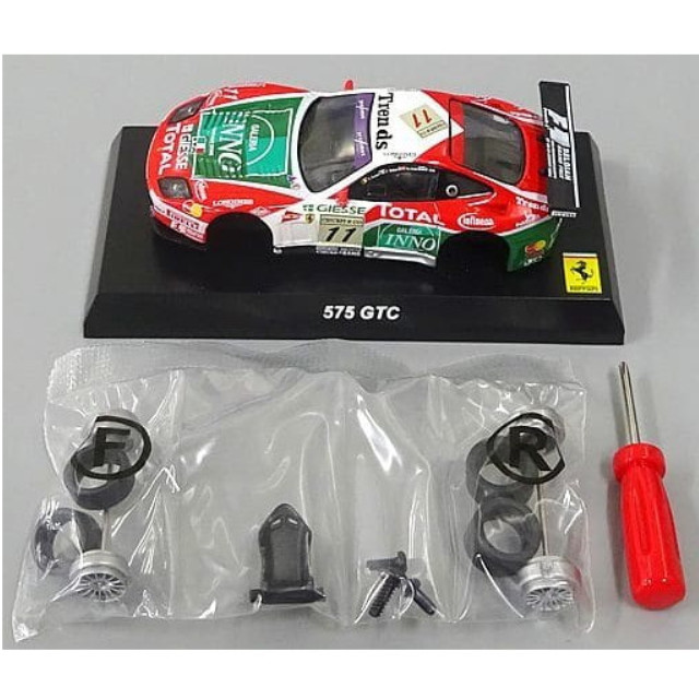 [MDL] (単品) 1/64 575 GTC #11(レッド×グリーン×ホワイト) 「フェラーリ レーシング ミニカーコレクション」 サークルK・サンクス限定 完成品 ミニカー 京商