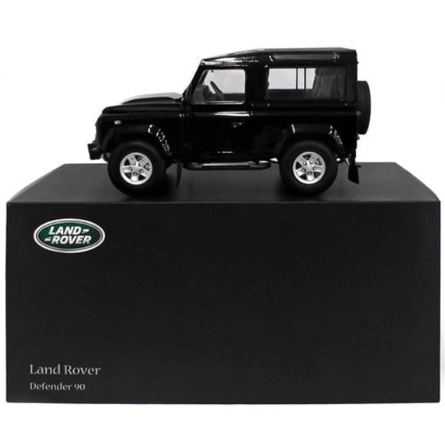 [MDL] 1/18 ランドローバー ディフェンダー90(サントリーニブラック)  完成品 ミニカー(KS08901BK) 京商