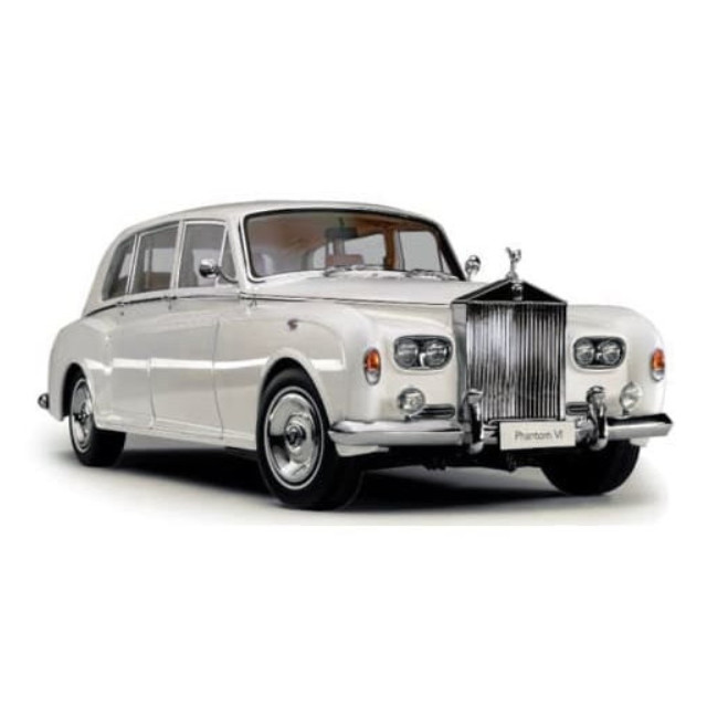 [MDL] 1/18 Rolls-Royce Phantom VI(ホワイト)  完成品 ミニカー(08905W) 京商