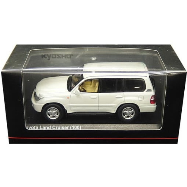 [MDL] (単品) 1/43 トヨタ ランドクルーザー 100(パールホワイト)  完成品 ミニカー(KS03640W) 京商