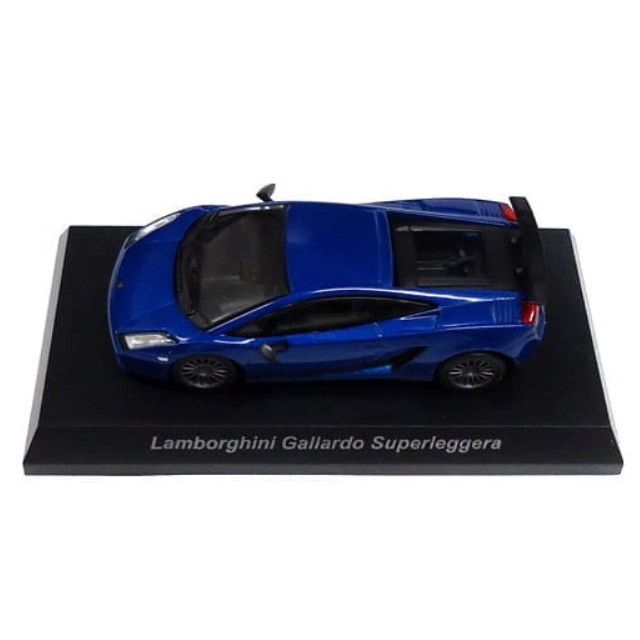 [MDL] (単品) 1/64 Lamborghini Gallrdo Superleggera (ブルー) 「ランボルギーニ ミニカーコレクション6」サークルK・サンクス限定 完成品 ミニカー 京商